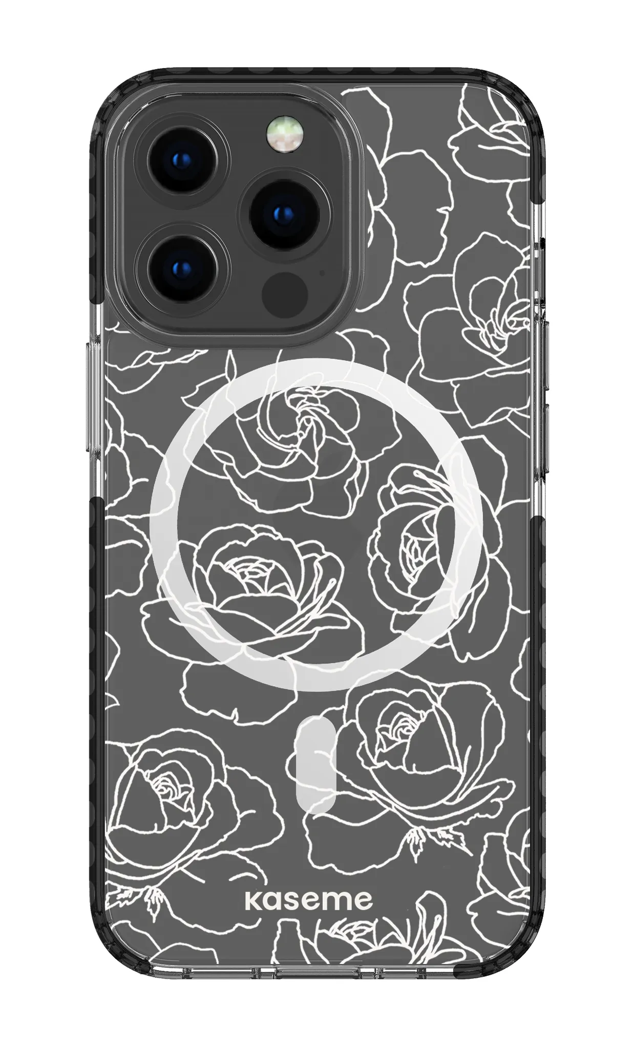 Polar Flowers Clear Case