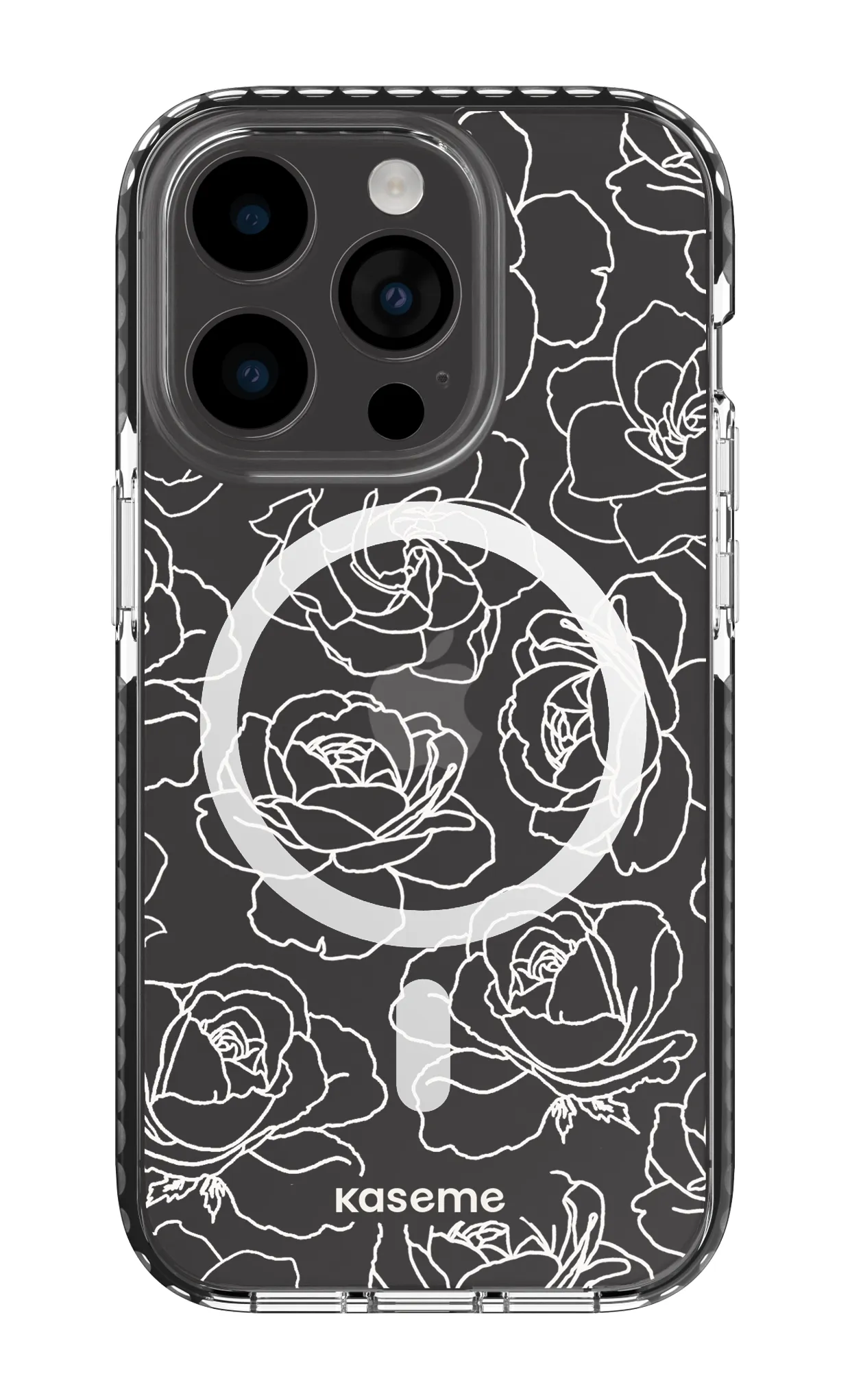 Polar Flowers Clear Case
