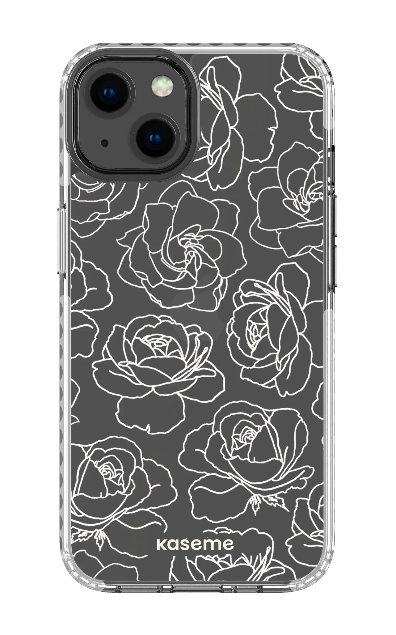 Polar Flowers Clear Case