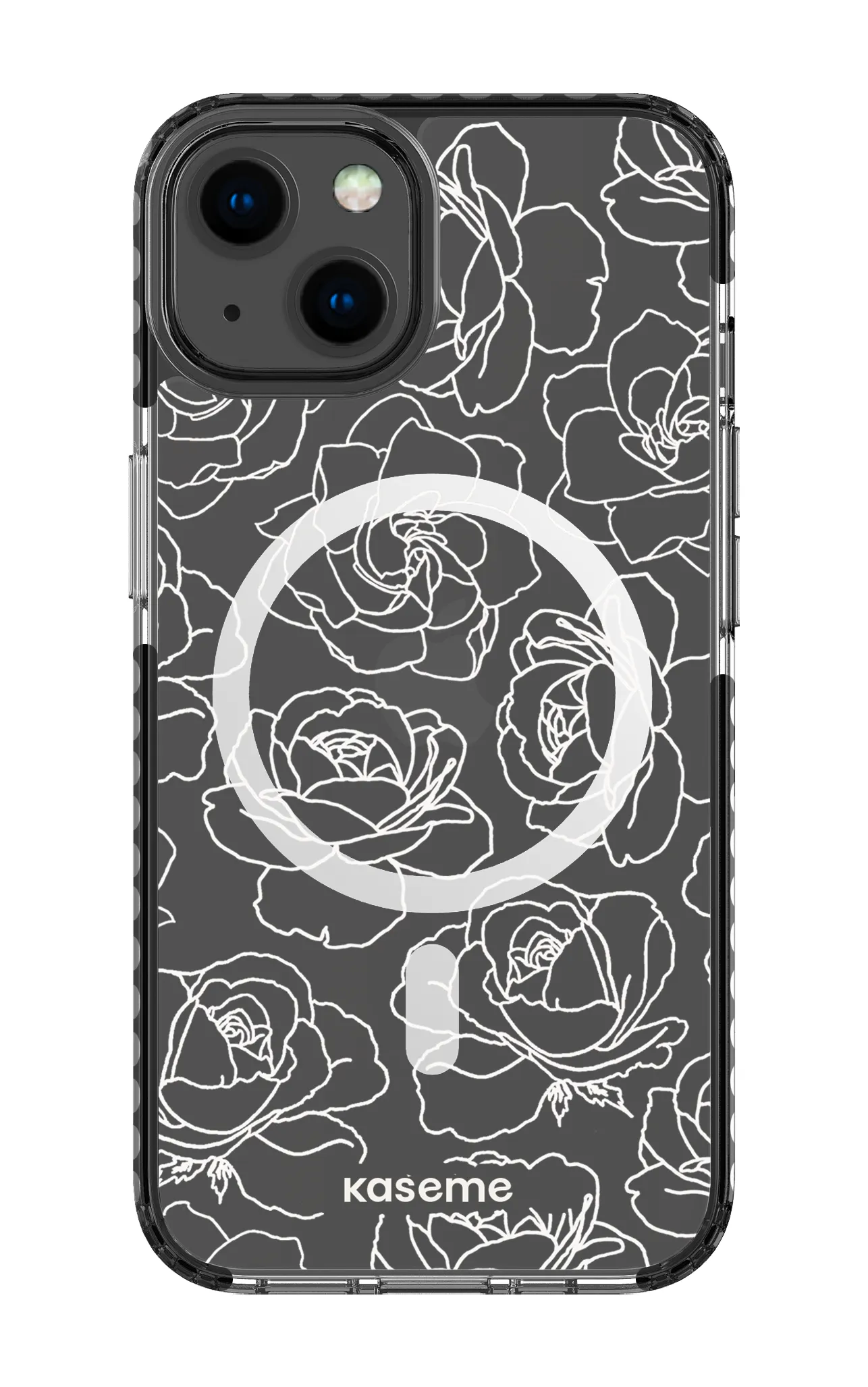 Polar Flowers Clear Case