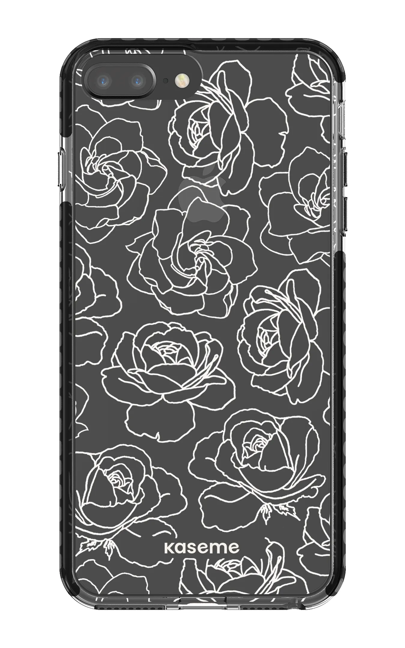 Polar Flowers Clear Case
