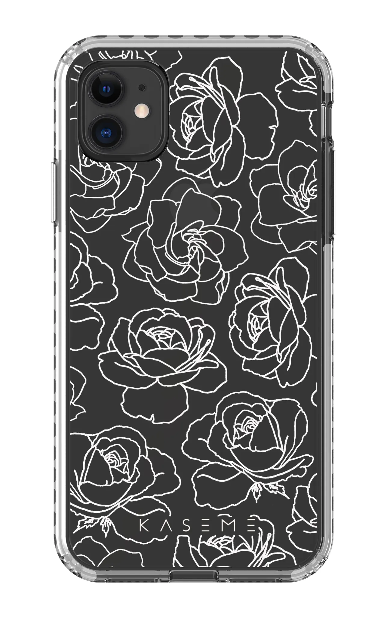 Polar Flowers Clear Case