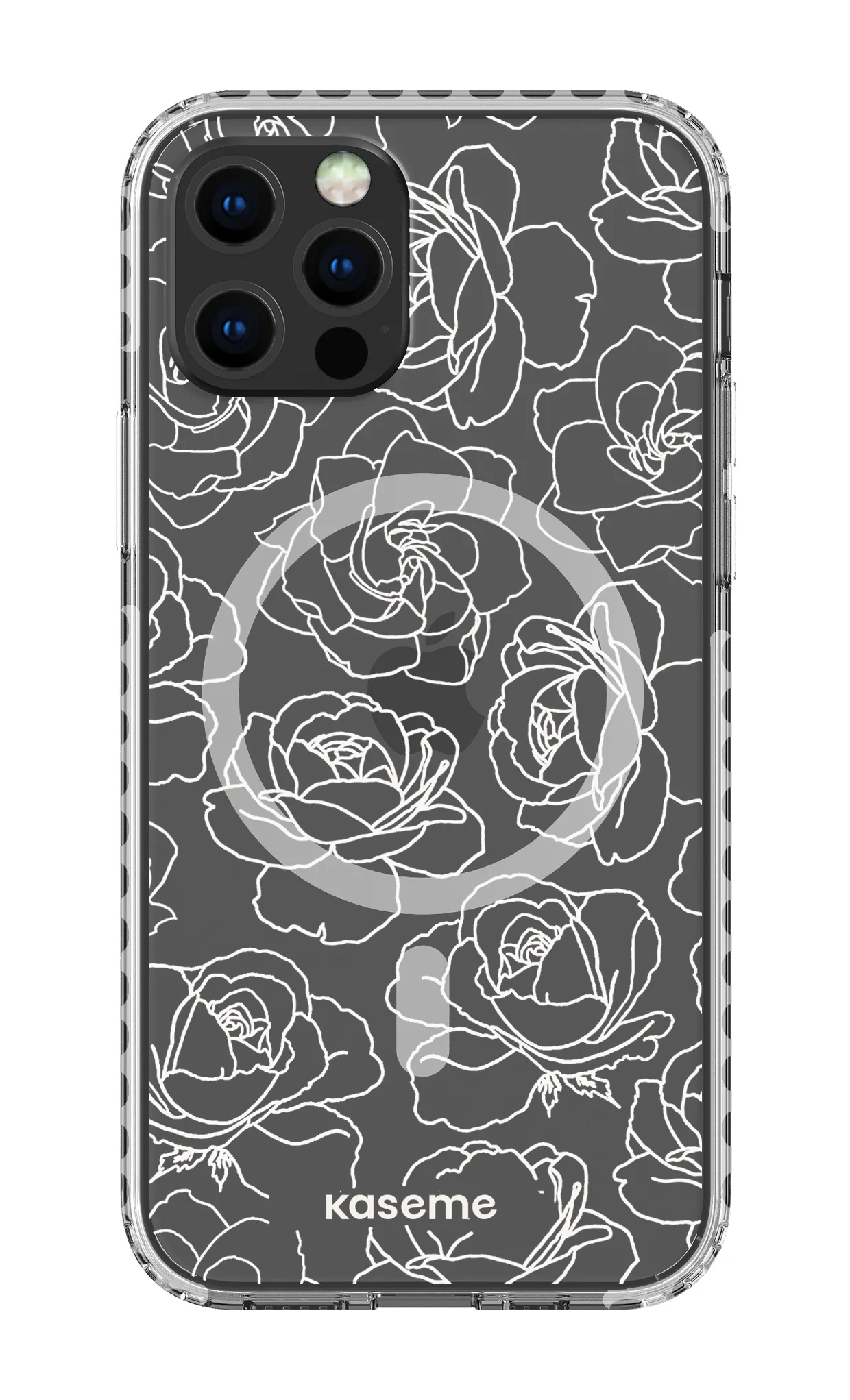 Polar Flowers Clear Case