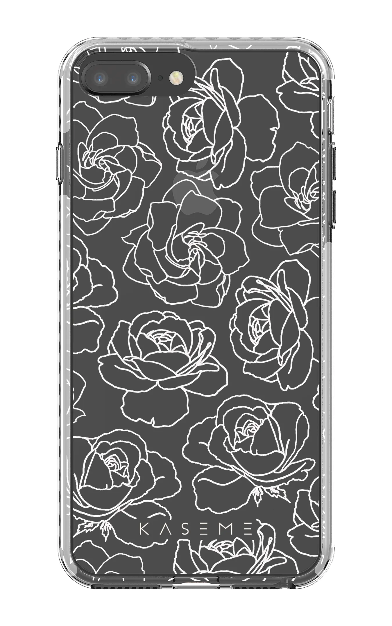 Polar Flowers Clear Case