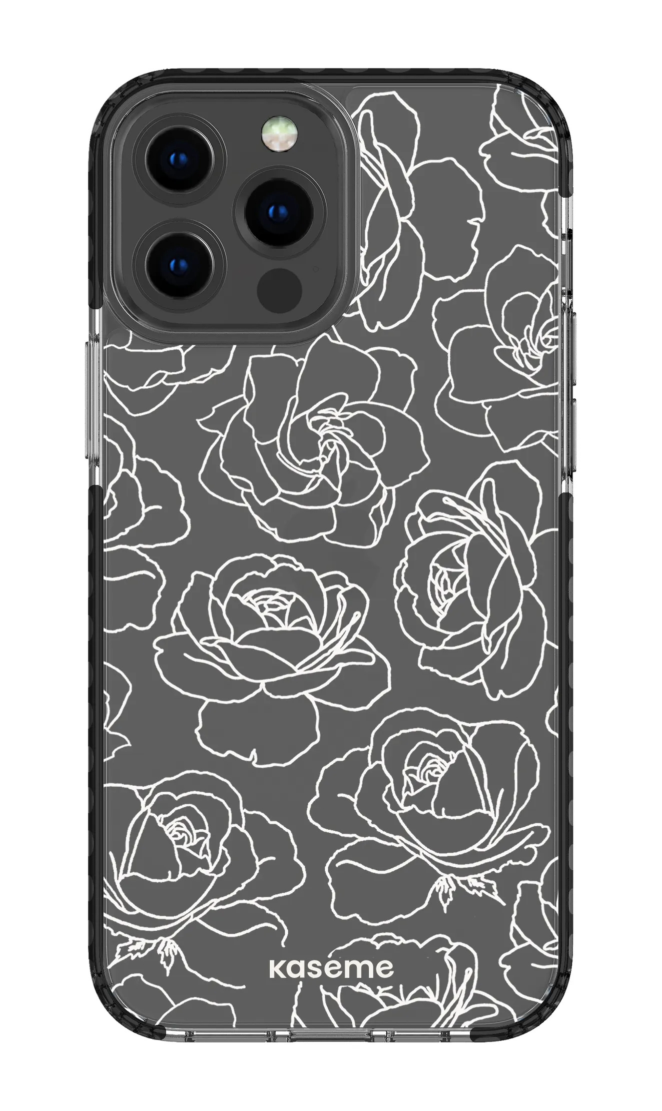 Polar Flowers Clear Case