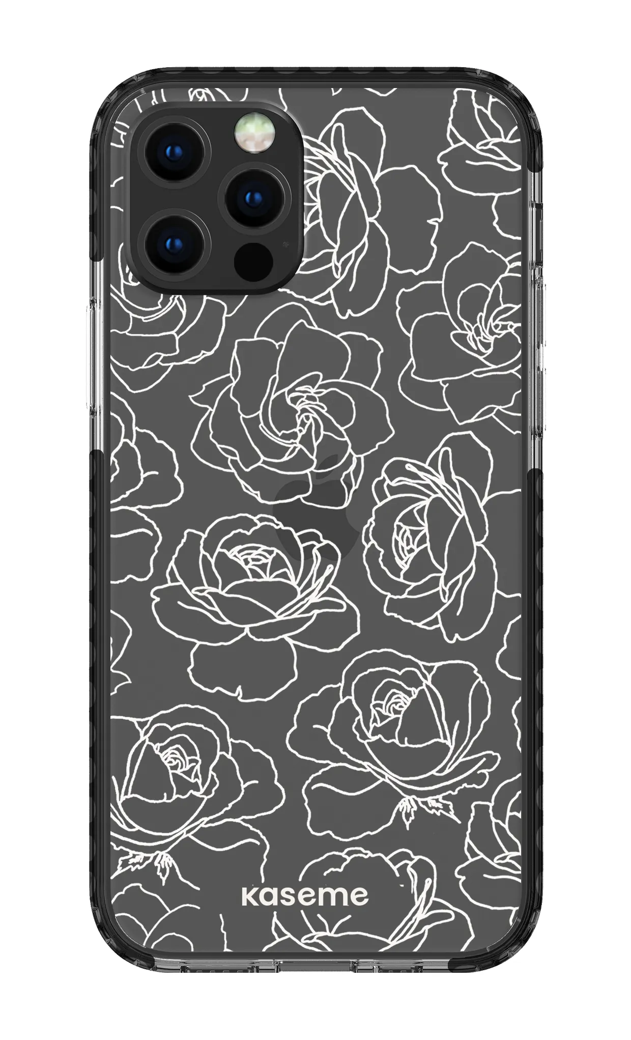 Polar Flowers Clear Case