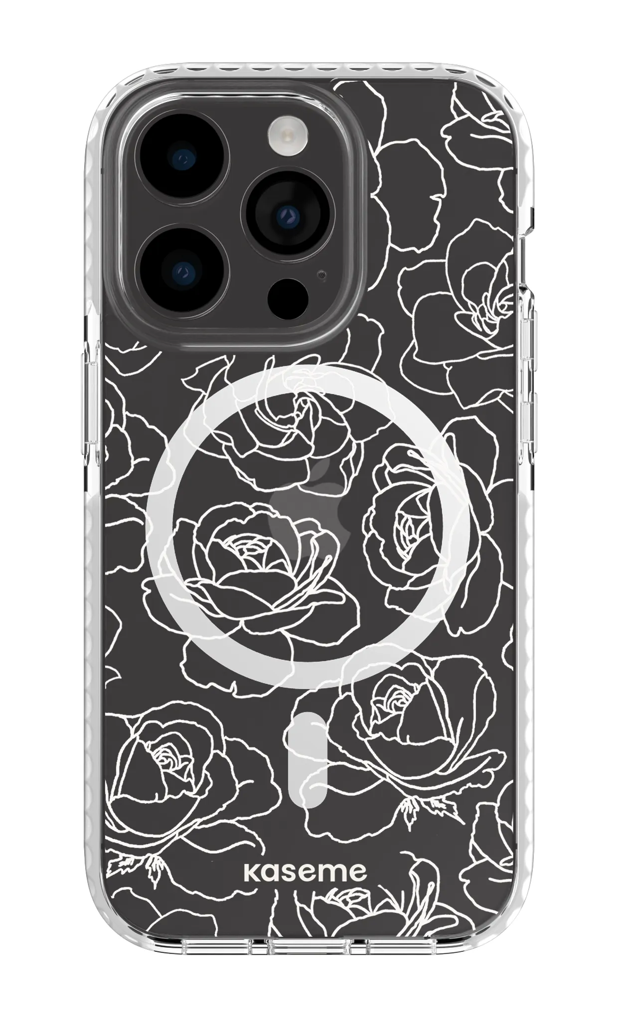 Polar Flowers Clear Case