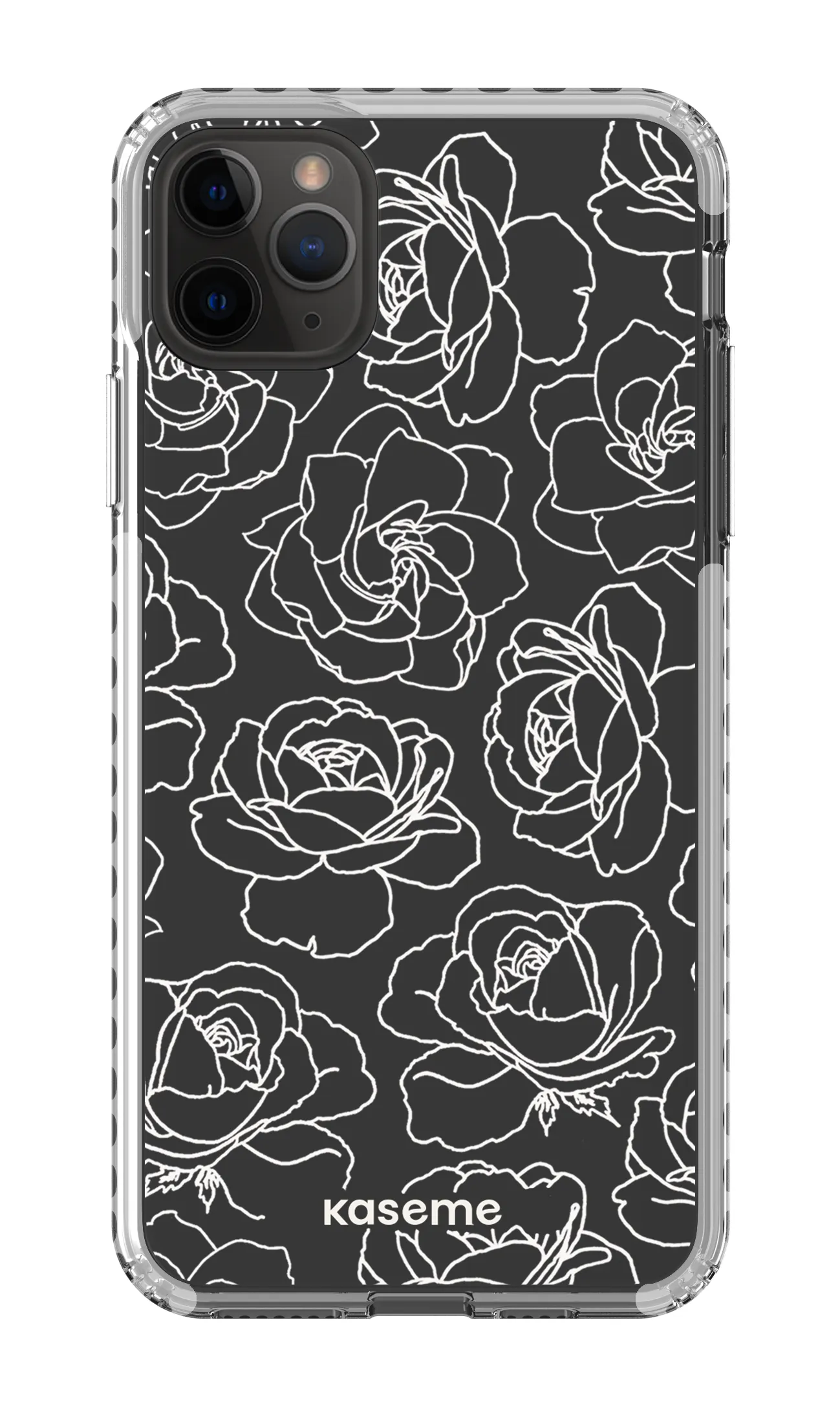 Polar Flowers Clear Case