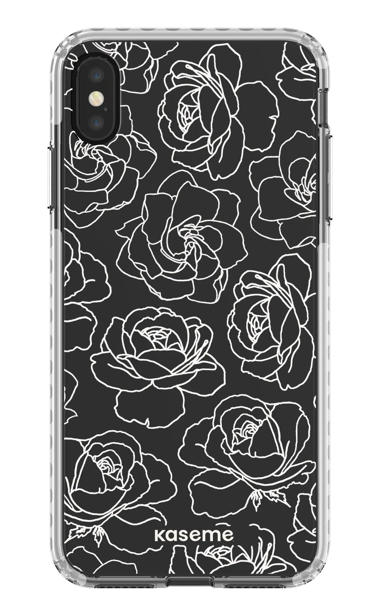 Polar Flowers Clear Case