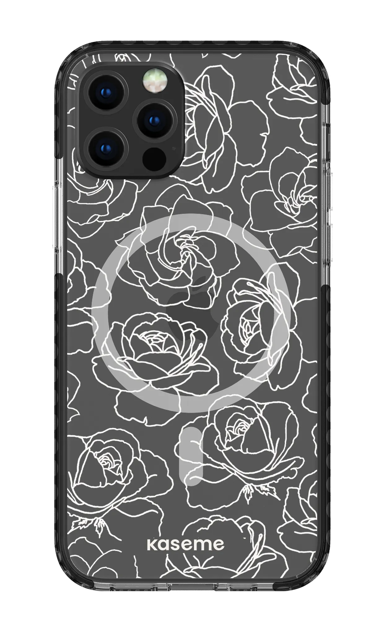 Polar Flowers Clear Case