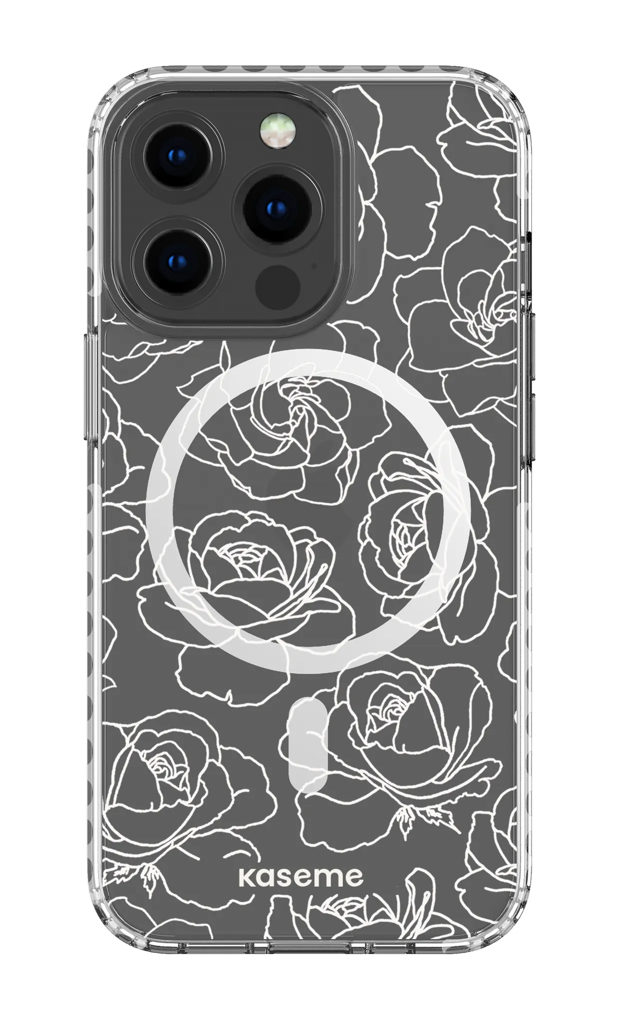 Polar Flowers Clear Case