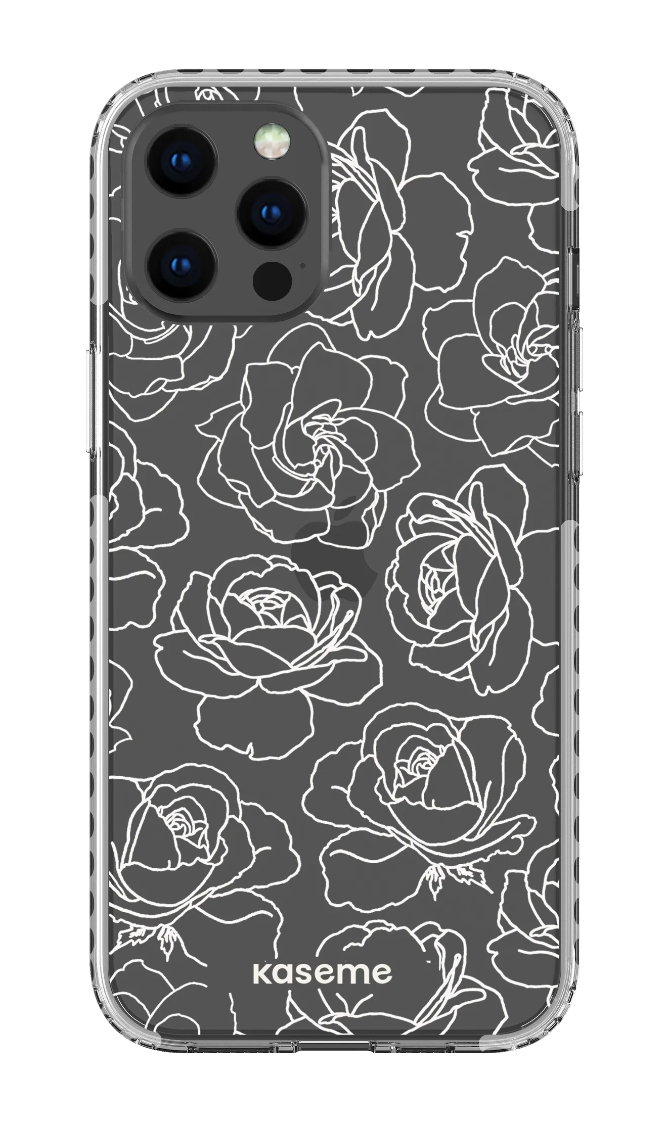 Polar Flowers Clear Case