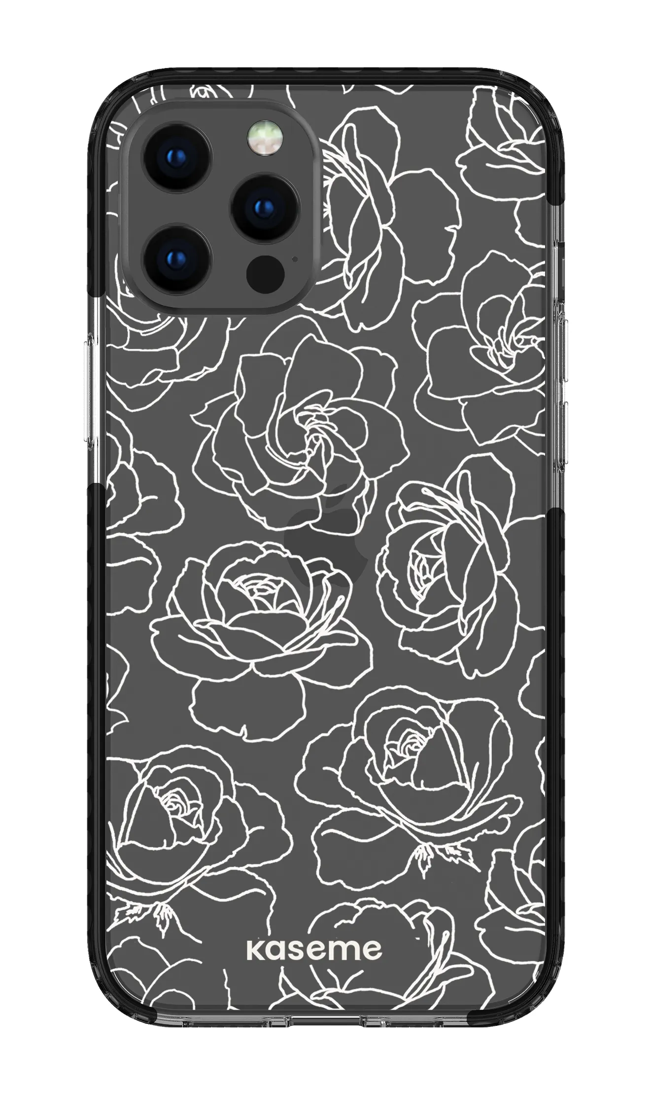 Polar Flowers Clear Case