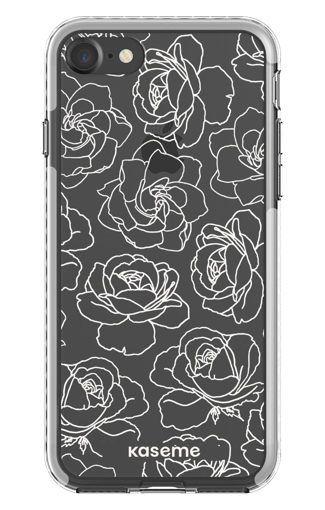 Polar Flowers Clear Case