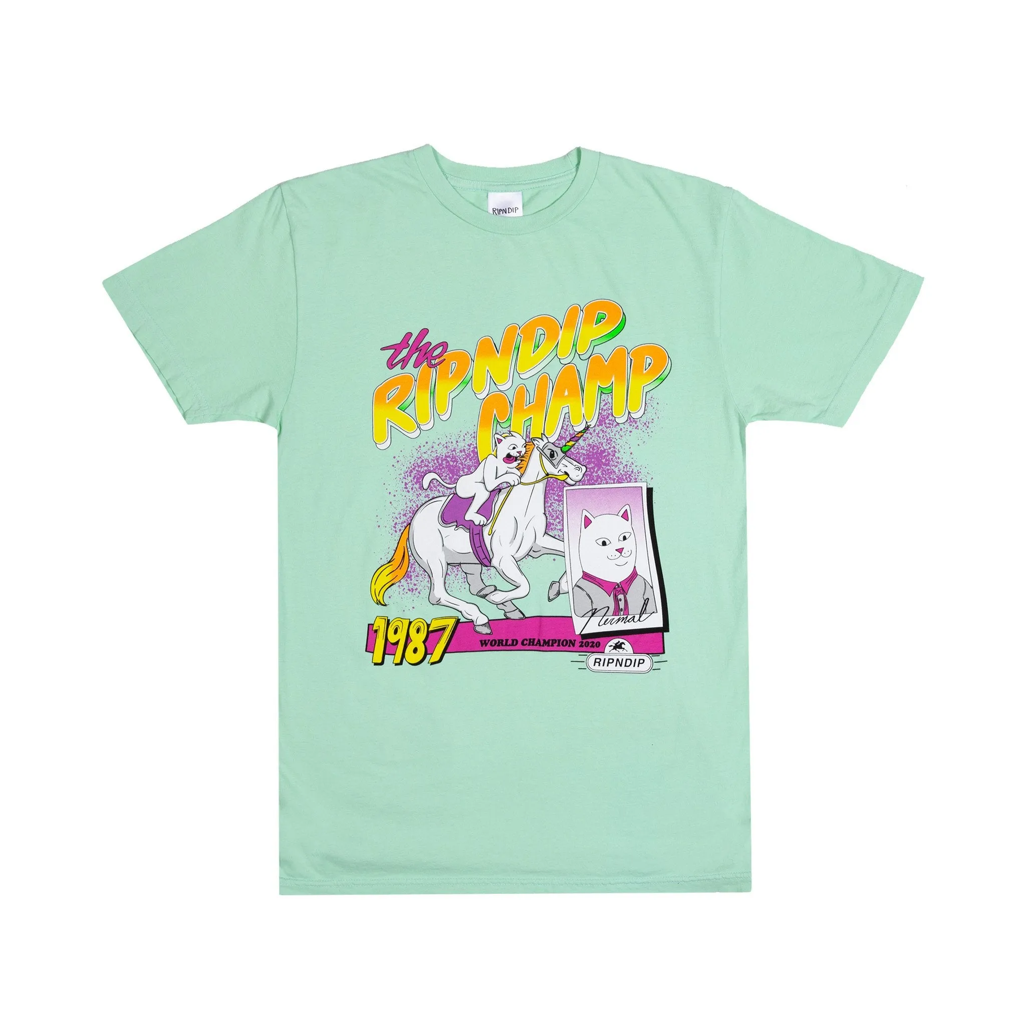 Riding Champ Tee (Light Mint)