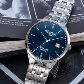 Roamer 512833 41 45 20 Men's Slim Line Classic Wristwatch