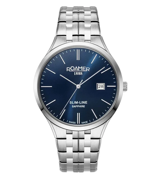 Roamer 512833 41 45 20 Men's Slim Line Classic Wristwatch