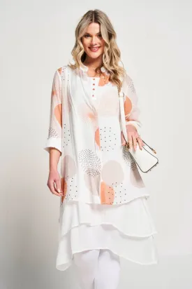 Saloos Triple-Layered Shirt Dress