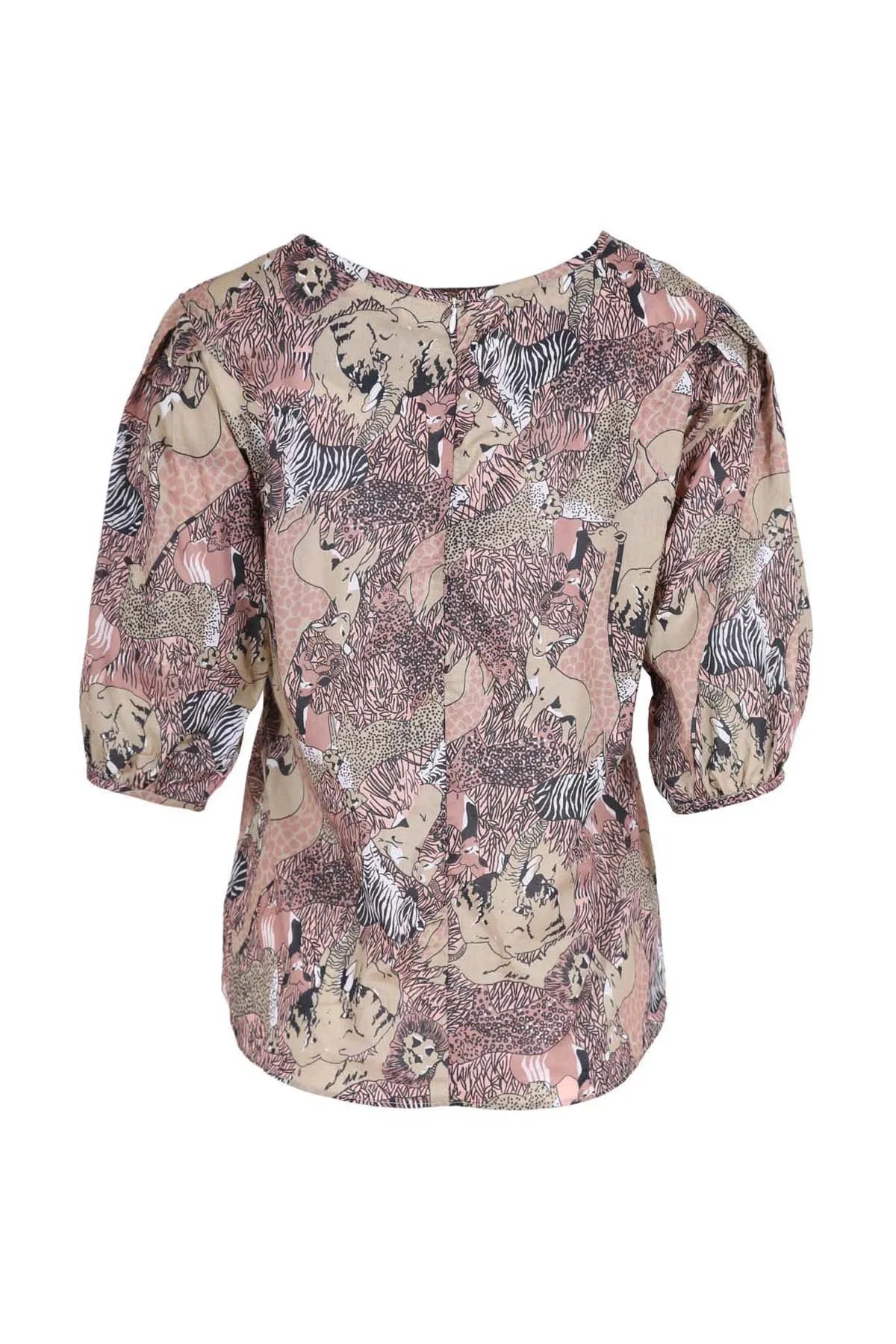 Samba Blouse Salmon in Cotton