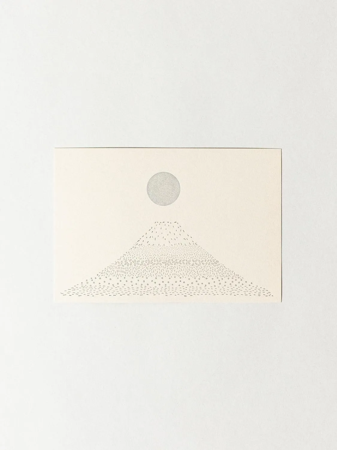 Shunshun Postcard - Silver Fuji