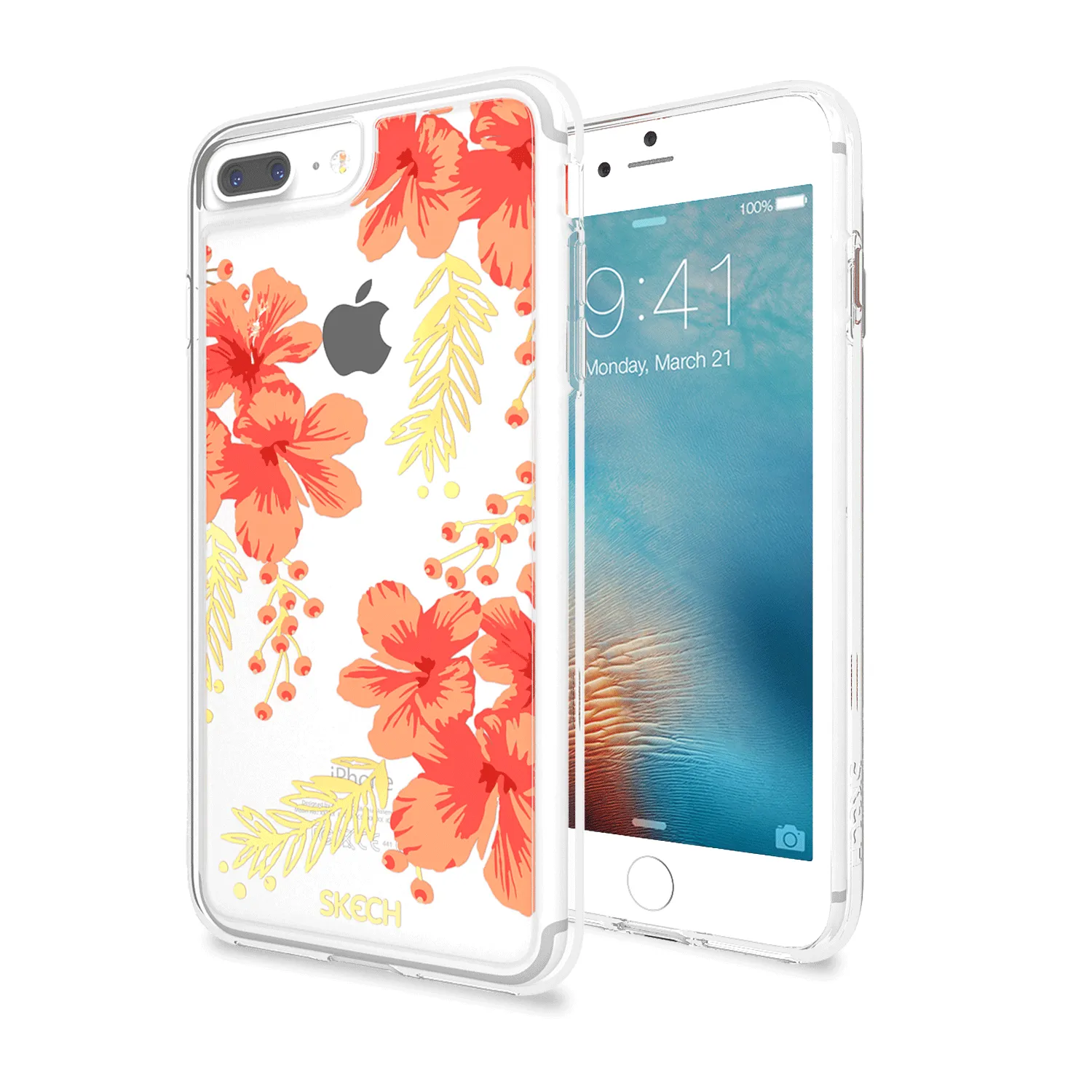 Skech - Fashon Floral for iPhone 8 Plus / 7 Plus / 6s Plus / 6 Plus