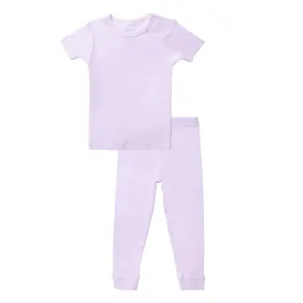 soft petal pink organic cotton magnetic toddler pjs - pants