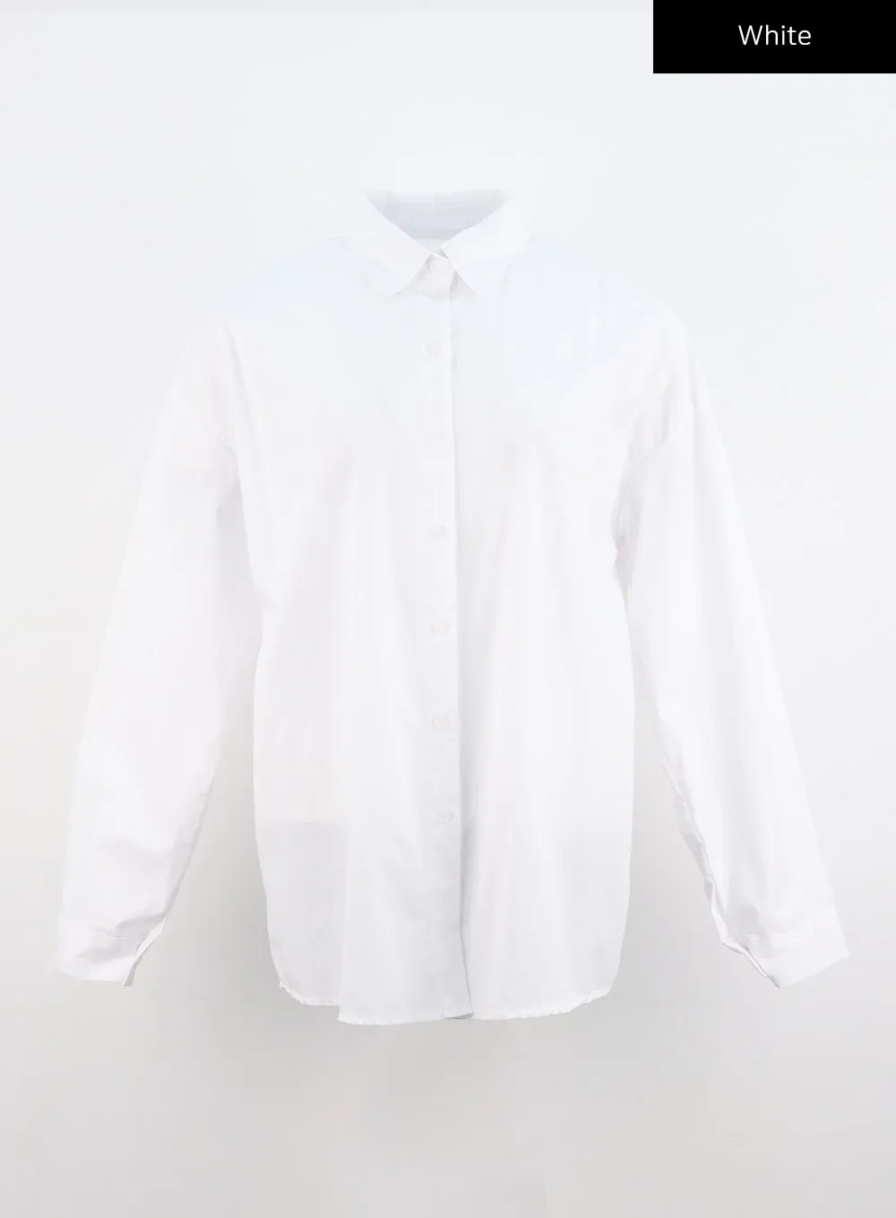 Solid Cotton Collar Shirt IO320
