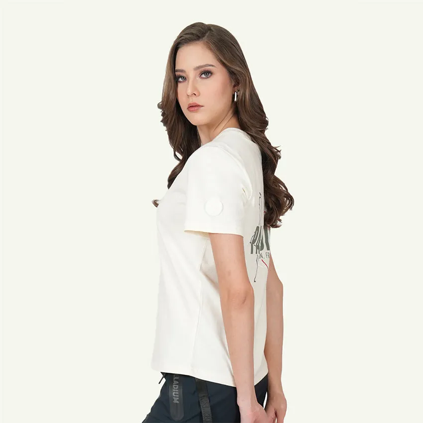 S/S TEE LYON MAP WOMEN'S T-SHIRT -  STAR WHITE