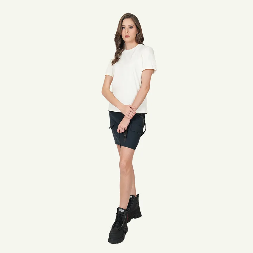 S/S TEE LYON MAP WOMEN'S T-SHIRT -  STAR WHITE