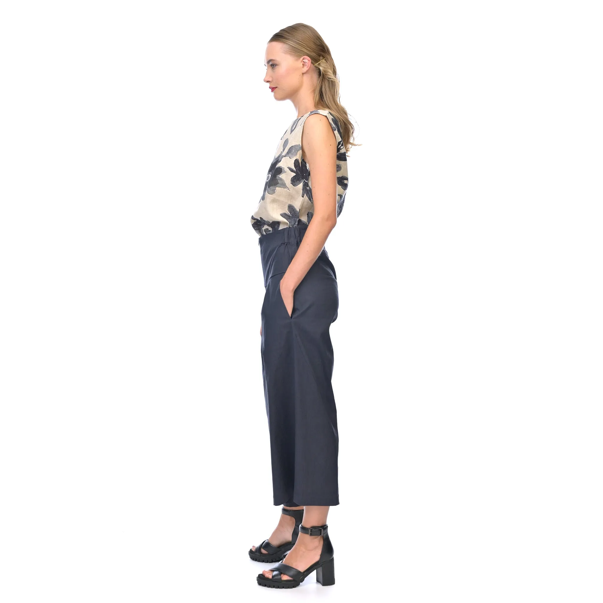 stretch linen flynn pant