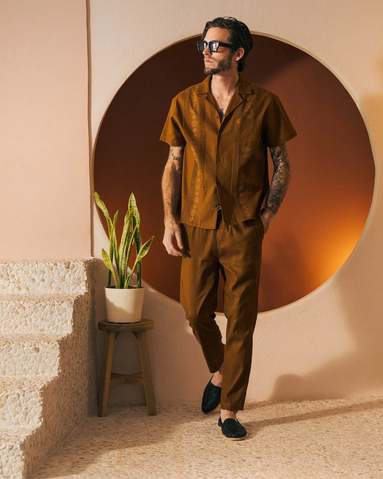 The Brisa Linen Pant - Sedona