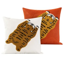 Tiger Patterned Pillow