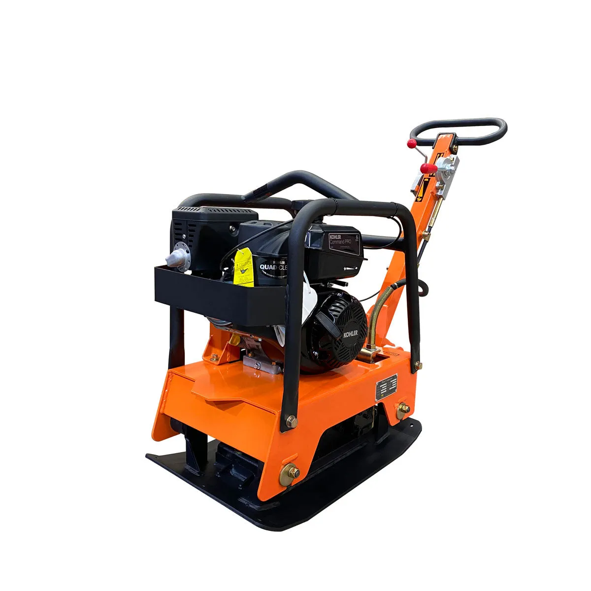 TMG Industrial 5600-lb Reversible Vibratory Plate Compactor, 6 HP Kohler Command Pro Engine, TMG-PC150K