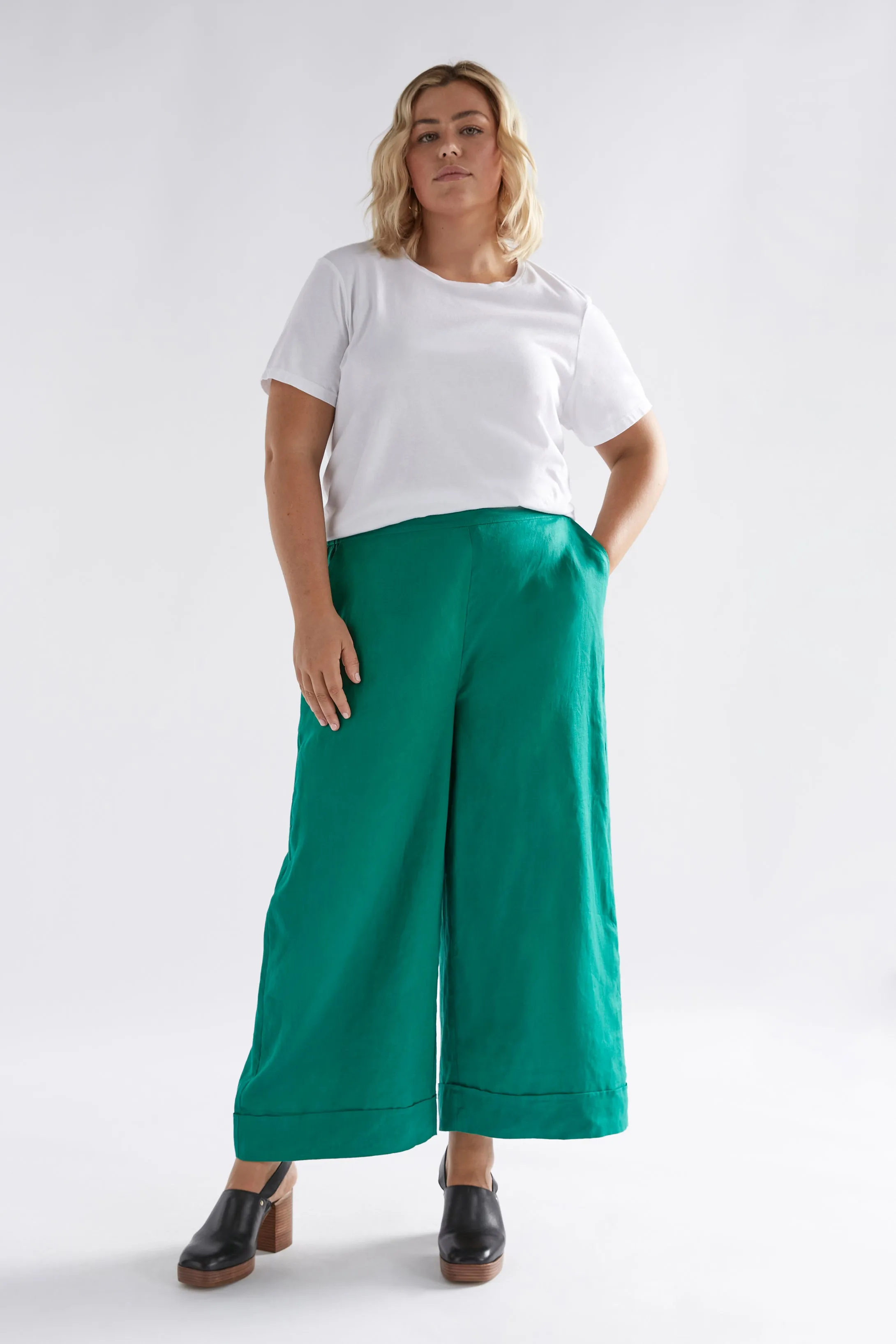 Vassa Linen Culotte
