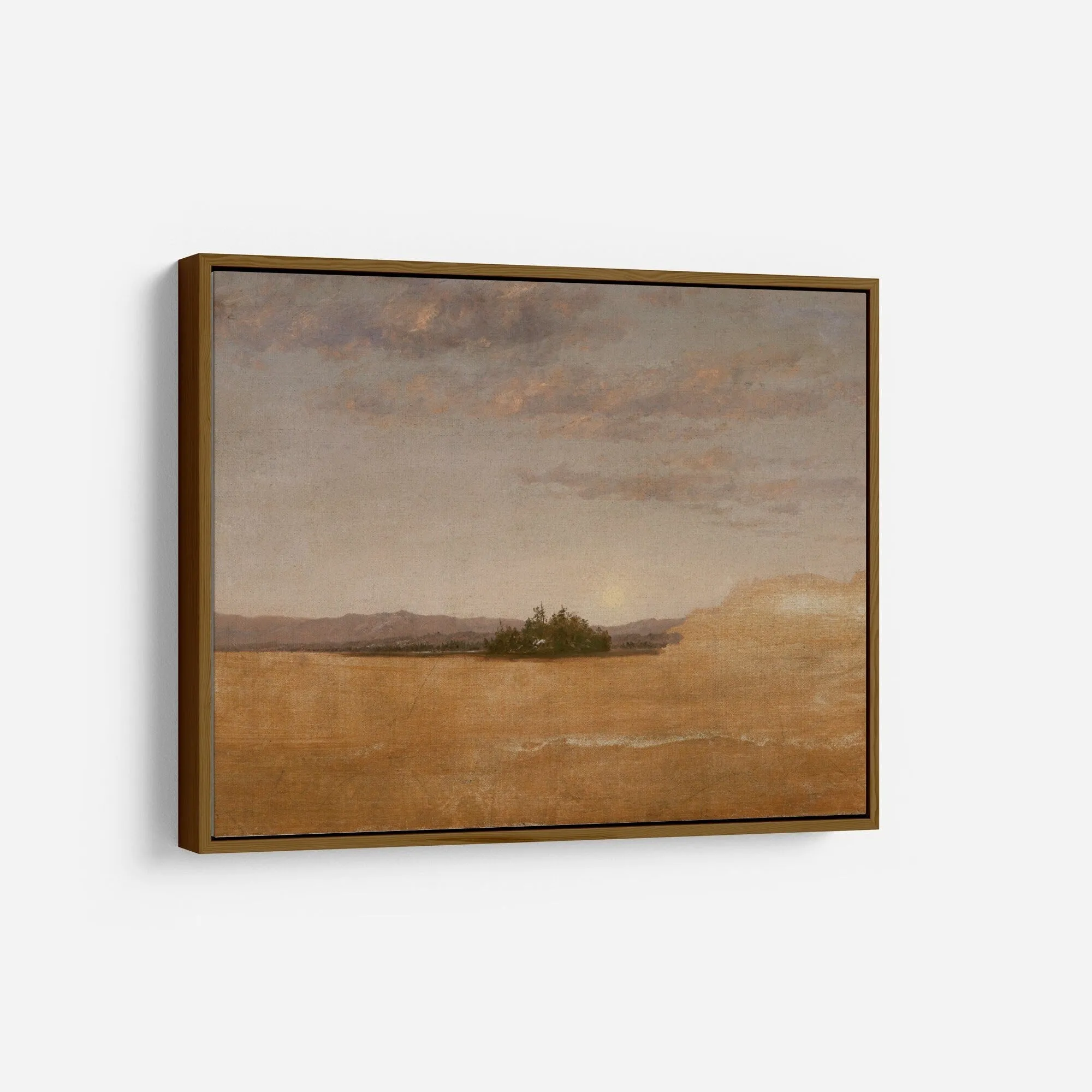 Vintage Landscape Field Wall Art Print