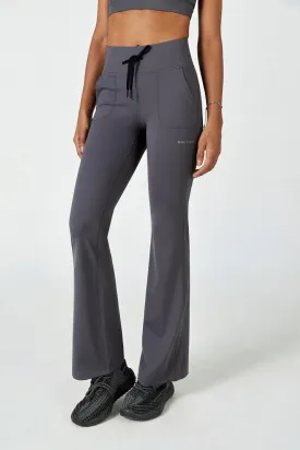 Women's Flare Legging-Charcoal Grey